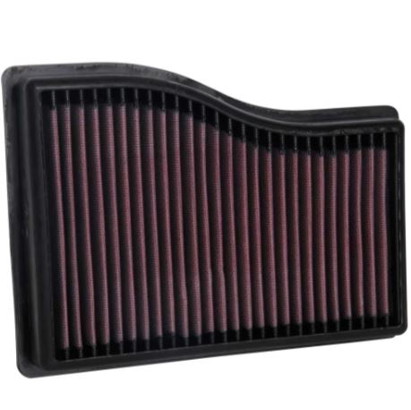 K&N 33-3132 High-Flow Lifetime Air Filter for Mercedes-Benz A160 / A200 / CLA / GLA / GLB 1.3L Turbo – Reusable Performance
