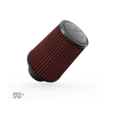 K&N RU-3550 High-Flow Original Universal Air Filter – 3.5" Flange Reusable Washable Performance Engine Intake Filter – Up to