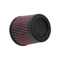 K&N RU-4950 High-Flow Original Universal Air Filter – 2.5 Inch Flange Reusable Washable Performance Engine Intake Filter – Up