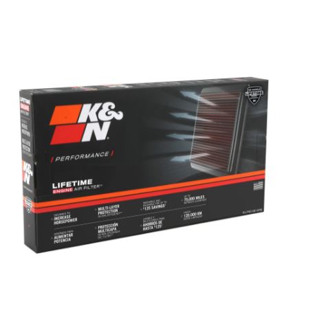 K&N KA-1406 High-Flow Washable Air Filter for Kawasaki 1400GTR, ZG1400 Concours, ZX-14 & ZZR1400 (2006–2016) – Performance