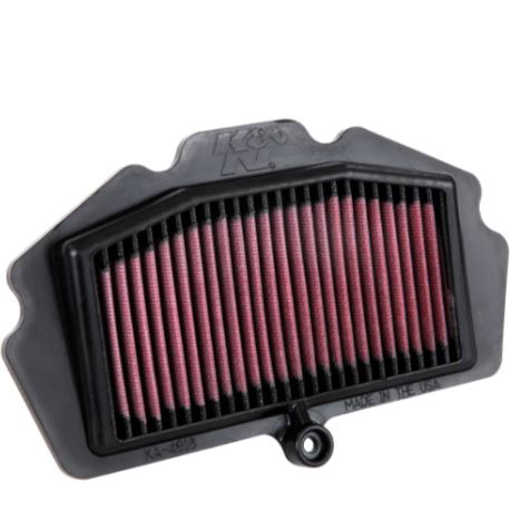 K&N KA-4018 High-Flow Washable Air Filter for Kawasaki Ninja 400, Z400 & Z500 (2018–2024) – Performance Cotton Gauze Engine
