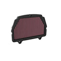 K&N SU-1321 High-Flow Lifetime Air Filter for Suzuki GSX1300R Hayabusa 1300 (2021-2024) | Washable Performance Air Filter