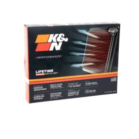K&N TB-1219 High-Flow Lifetime Engine Air Filter for Triumph Scrambler 1200 XC & XE (2019-2020) Washable Reusable Performance
