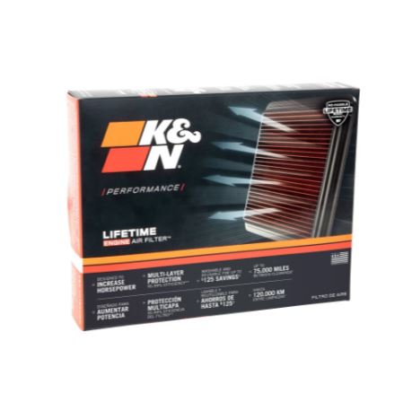K&N TB-9020 High-Flow Lifetime Air Filter for Triumph Tiger 900 / 850 GT, Rally & Pro (2020-2022) Washable Performance Filter