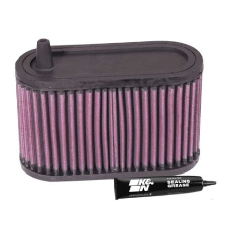 K&N YA-1285 High-Flow Lifetime Air Filter for Yamaha VMX1200 V-MAX 1200 (1985–2007) | Washable Performance Engine Air Filter