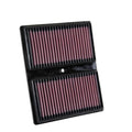 K&N 33-3037 High-Flow Lifetime Air Filter for Audi A1 / A3 / Q2, VW Polo / Golf / T-Roc 1.0L TSI – Washable Performance Air