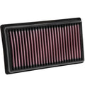 K&N 33-3081 High-Flow Washable Engine Air Filter for Kia Rio IV, Stonic, Picanto, Hyundai Venue, Verna & Solaris