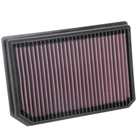 K&N 33-3133 High-Flow Lifetime Air Filter for Mercedes-Benz A250 / A220 / CLA250 / GLA250 / GLB 2.0L Turbo – Reusable