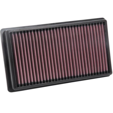 K&N 33-3122 High-Flow Washable Engine Air Filter for Peugeot 3008 II, 5008 II, 308, 508, Citroen C5 Aircross, Opel Grandland