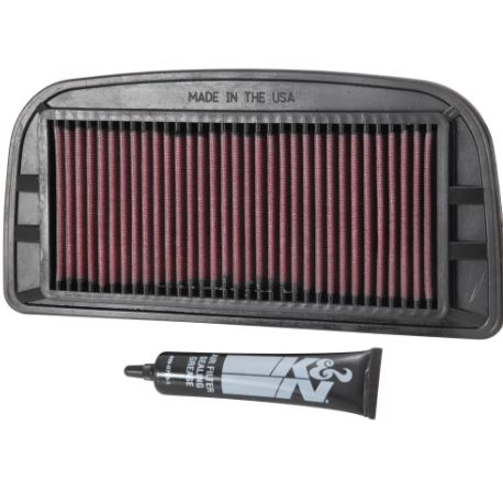 K&N YA-1002 High-Flow Lifetime Air Filter for Yamaha YZF-R1 2002-2003 | Washable Reusable Performance Engine Filter