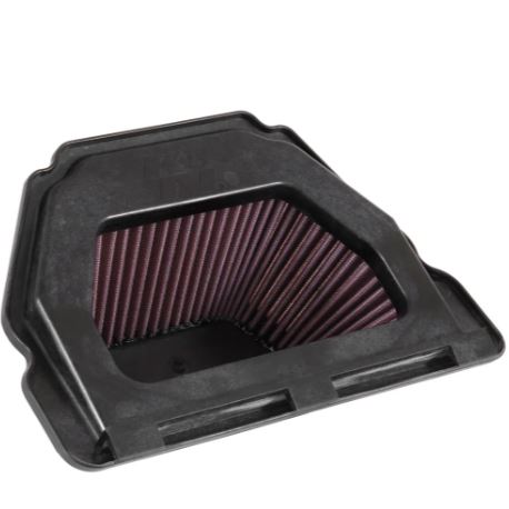 K&N YA-1015 High-Flow Lifetime Engine Air Filter for Yamaha YZF-R1, R1M, R1S & MT-10 (2015-2021) Washable Reusable