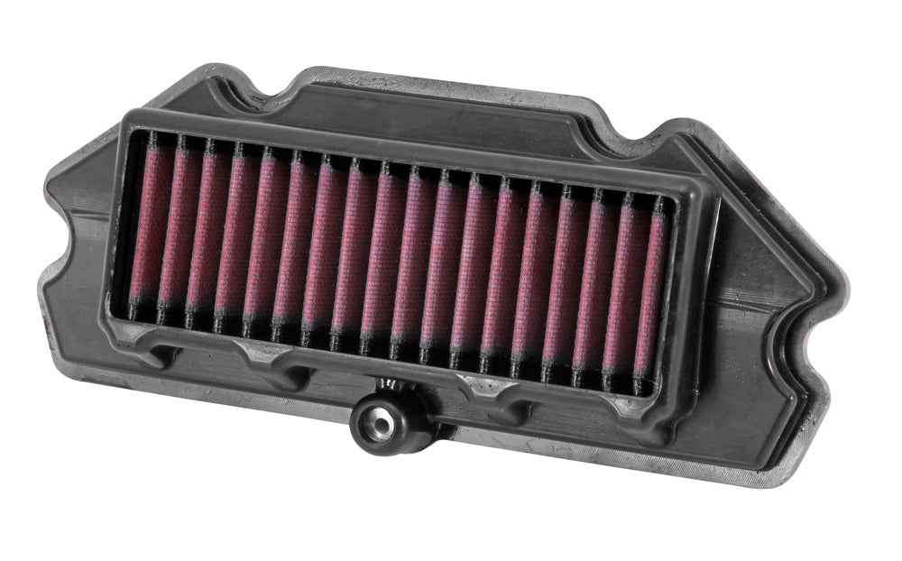 K&N KA-6512 High-Flow Lifetime Engine Air Filter for Kawasaki Ninja 650, EX650, ER6N & ER6F (2012–2016) Washable Reusable