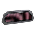 K&N High-Flow Lifetime Performance Air Filter HA-6519 for Honda CB650R / CBR650R ABS | Washable Cotton Gauze Panel Air Filter