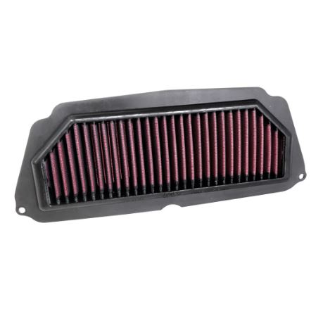 K&N High-Flow Lifetime Performance Air Filter HA-6519 for Honda CB650R / CBR650R ABS | Washable Cotton Gauze Panel Air Filter