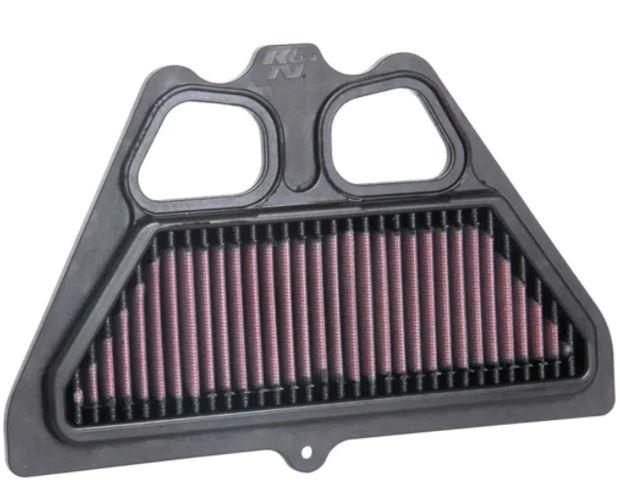 K&N High-Flow Lifetime Performance Air Filter KA-9017 for Kawasaki Z900 / ZR900 948cc | Washable Cotton Gauze Panel Air