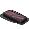 K&N High-Flow Lifetime Performance Air Filter YA-1219 for Yamaha YZF R125 / MT-125 / XSR125 | Washable Cotton Gauze Air