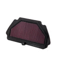K&N KA-6009 High-Flow Lifetime Performance Air Filter for Kawasaki Ninja ZX-6R ZX636 (2009-2024) | Washable Reusable Cotton