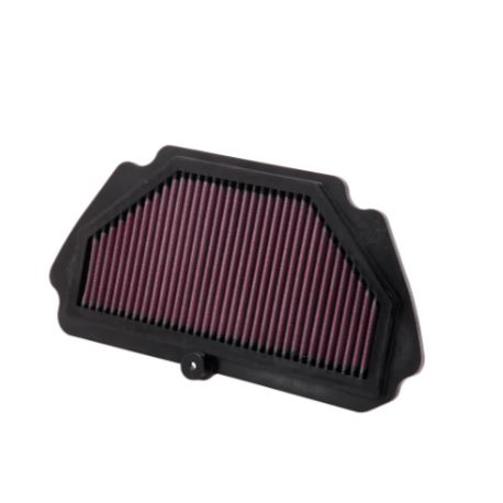 K&N KA-6009 High-Flow Lifetime Performance Air Filter for Kawasaki Ninja ZX-6R ZX636 (2009-2024) | Washable Reusable Cotton