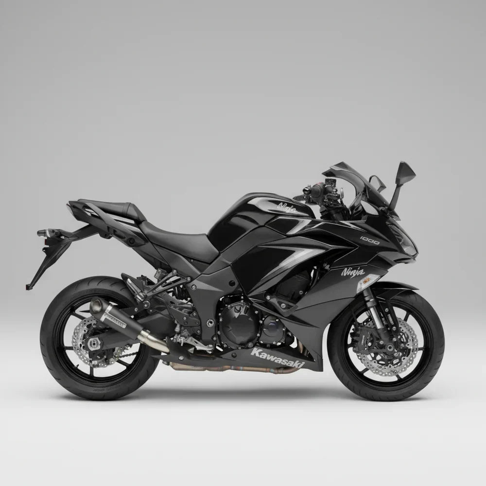 Barrel Outlaw V2 Slip-On Exhaust for Kawasaki Ninja 1000 | 304 Stainless Steel Performance Exhaust