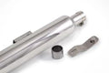 PowerRage Slip-On Exhaust for Royal Enfield 350 / 500 – Polished Stainless Steel Short Type