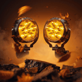 LGP DK660 High Power LED Spotlight for Bike (Pair) | 90W 11200LM