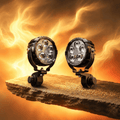 LGP DK-550 Pro 90W LED Spotlight for Bike & Car (Pair) | IP67 Waterproof