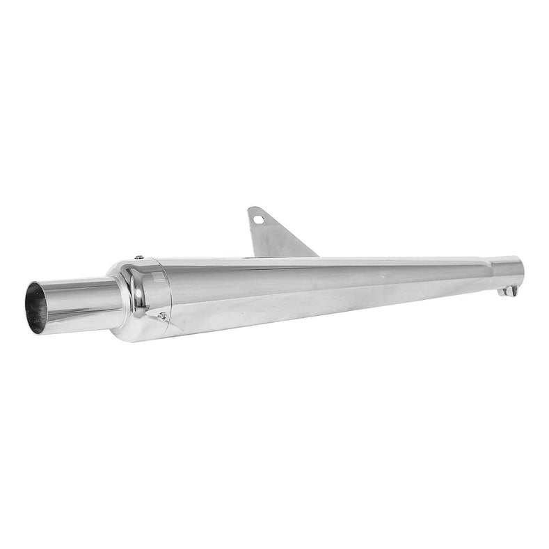 LGP Bangalore Goldy Silencer Exhaust | Universal Deep Sound Bike Exhaust – Silver & Black