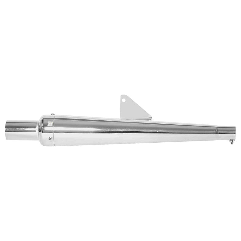 LGP Bangalore Goldy Silencer Exhaust | Universal Deep Sound Bike Exhaust – Silver & Black - View 5