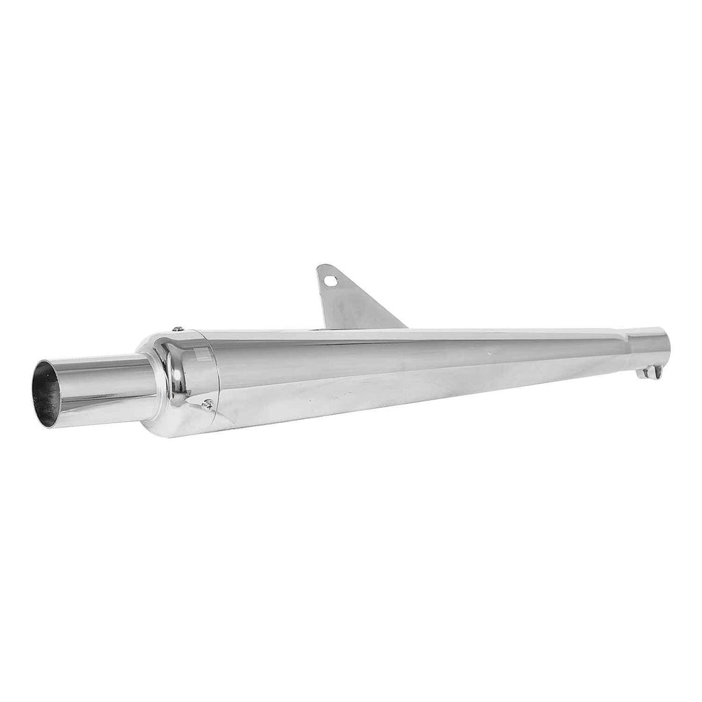 LGP Bangalore Goldy Silencer Exhaust | Universal Deep Sound Bike Exhaust – Silver & Black - View 6