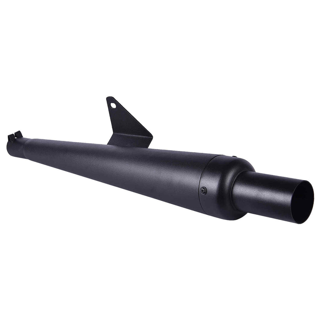 LGP Bangalore Goldy Silencer Exhaust | Universal Deep Sound Bike Exhaust – Silver & Black - View 7
