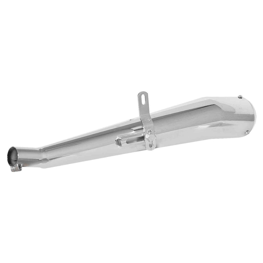 LGP Cobra Chrome Bike Silencer Exhaust | Universal Deep Sound Motorcycle Exhaust - View 3