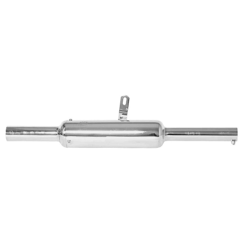 LGP Glass Wool Bike Silencer Exhaust | Universal Deep Sound Motorcycle Exhaust – Silver - View 6