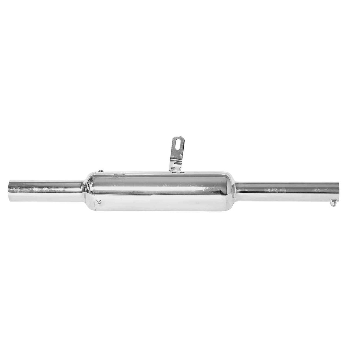 LGP Glass Wool Bike Silencer Exhaust | Universal Deep Sound Motorcycle Exhaust – Silver - View 6