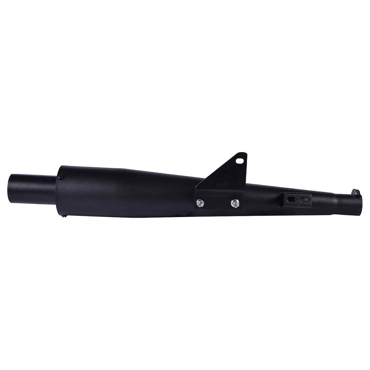 LGP WB1 Universal Motorcycle Exhaust Silencer – Deep Bass Sound | Silver & Black - View 2