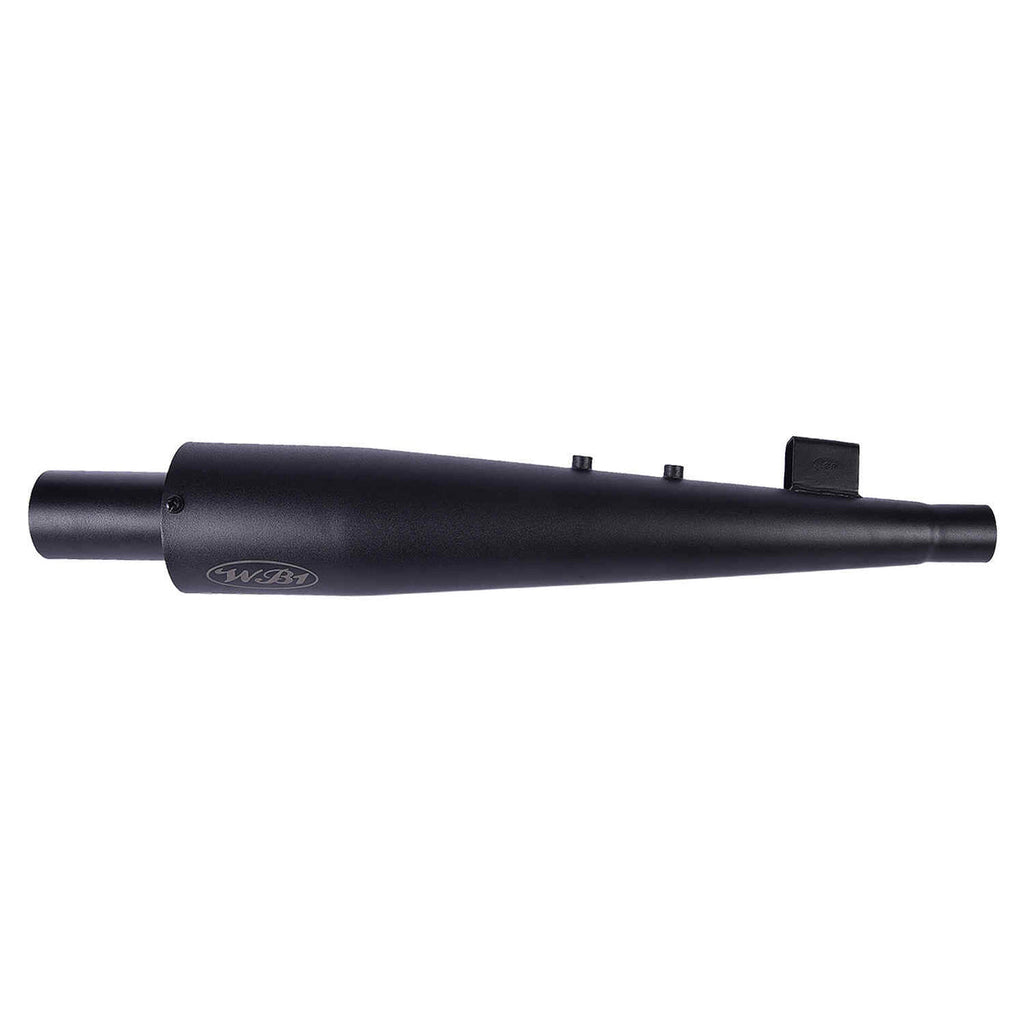 LGP WB1 Universal Motorcycle Exhaust Silencer – Deep Bass Sound | Silver & Black - View 6