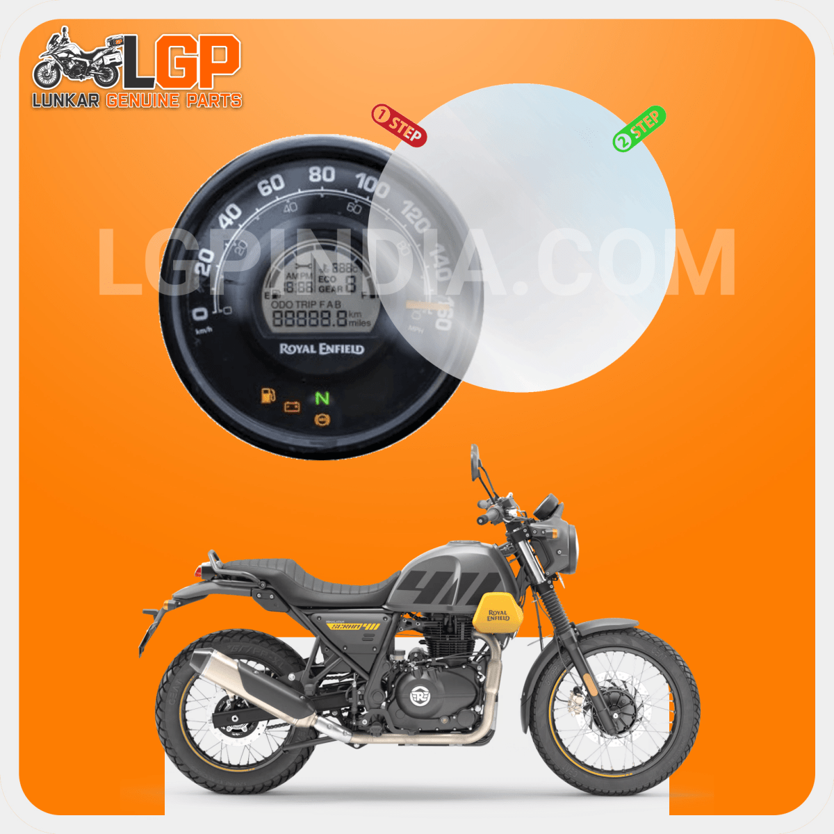 LGP SCREEN GUARD DISPLAY PROTECTOR ROYAL ENFIELD