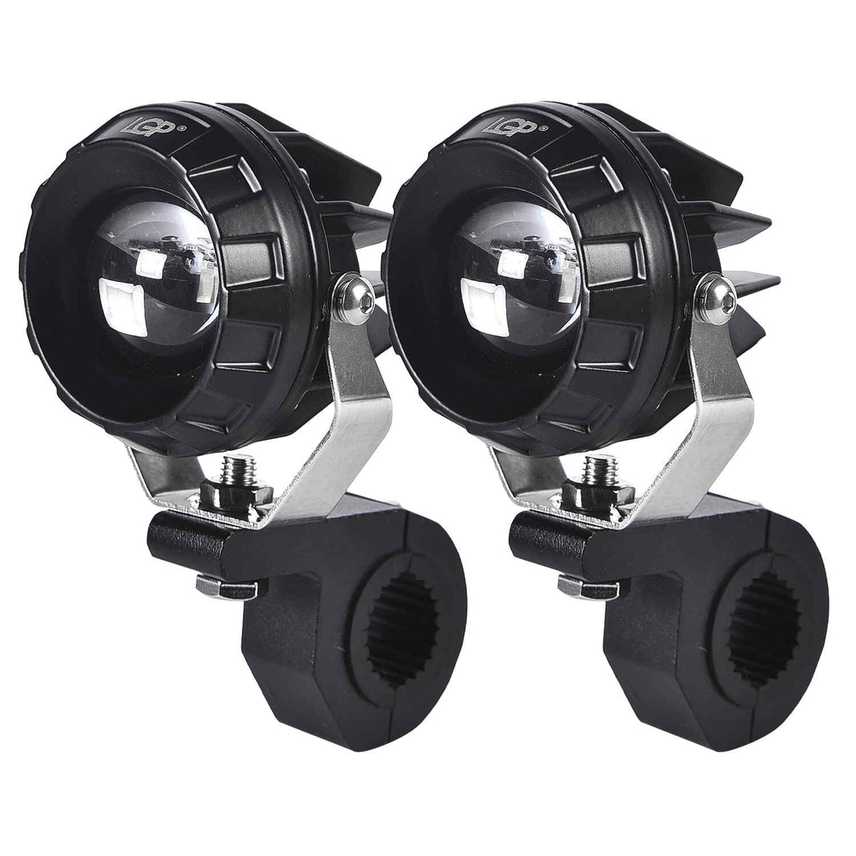 LGP DK330 Dual Beam Motorcycle LED Spotlight 60W 7500LM IP67 Waterproof Driving Light