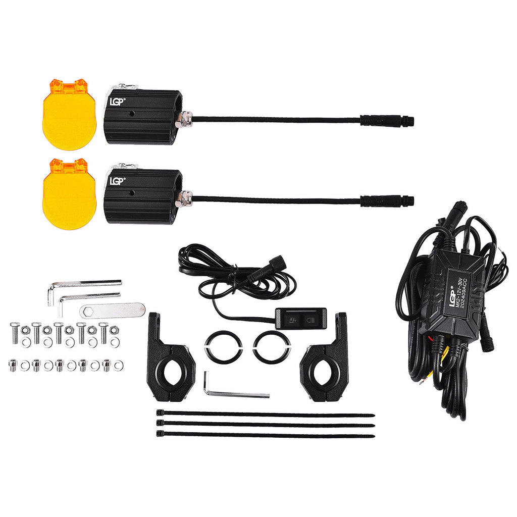 LGP MK02 Motorcycle LED Spotlight 60W 7000LM IP67 Waterproof Driving Light - View 5