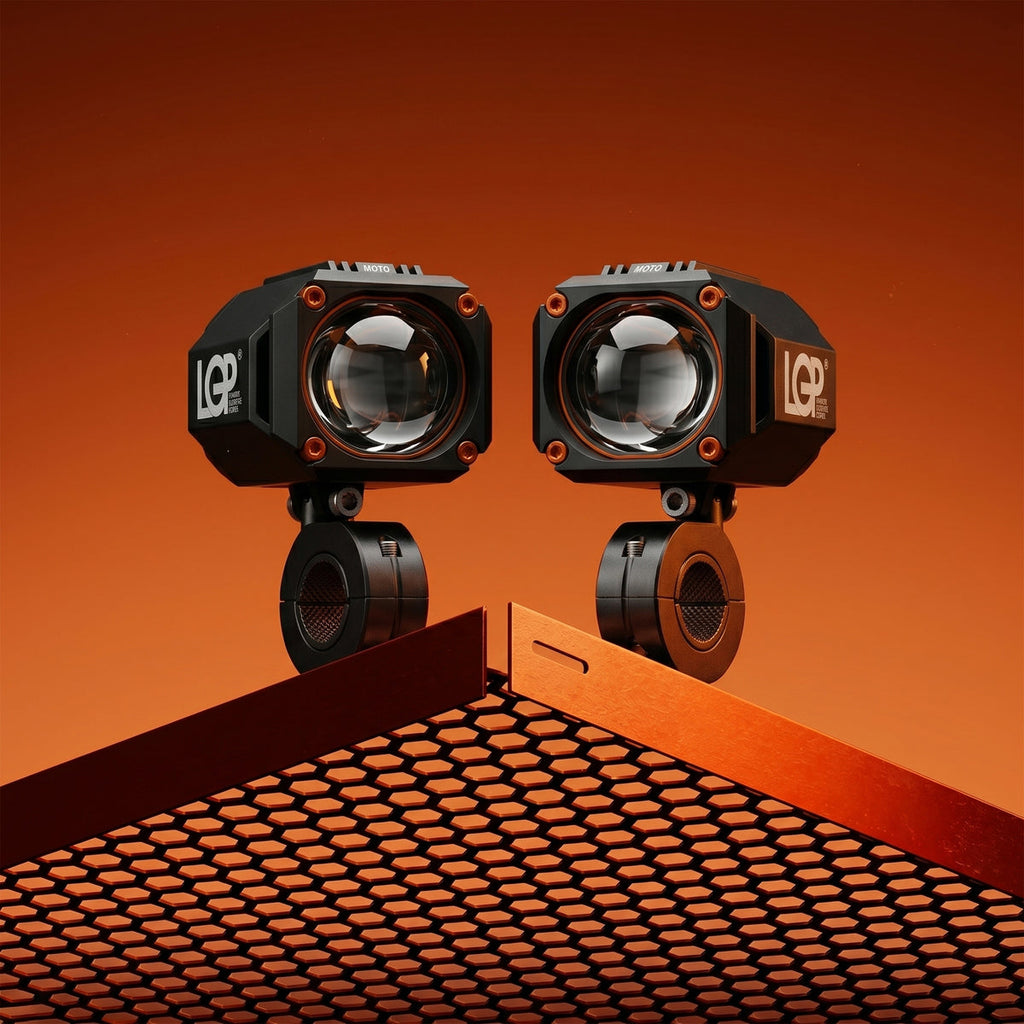 LGP MK07 Dual Beam Motorcycle LED Spotlight 80W 7000LM IP67 Waterproof Driving Light - View 4