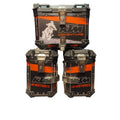 KTM Trailmaster Aluminium Luggage Set 45L & 2×38L | 3 Box Set