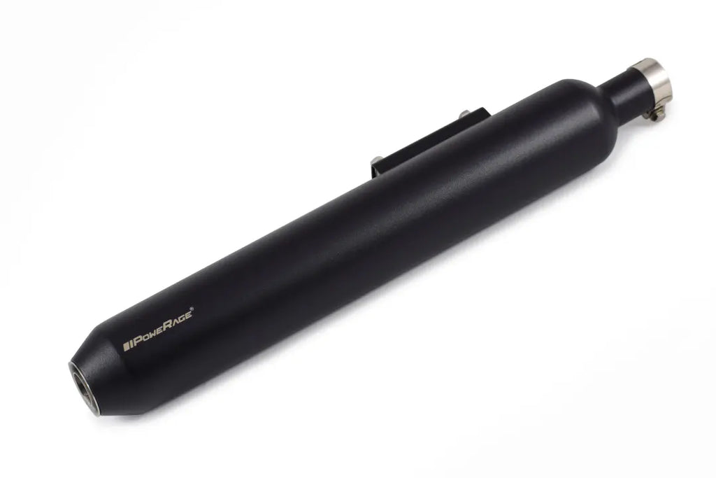 PowerRage Slip-On Exhaust for Royal Enfield Classic 350 Reborn / Meteor 350 – Black Finish - View 3