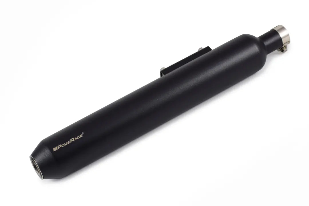 PowerRage Slip-On Exhaust for Royal Enfield Classic 350 Reborn / Meteor 350 – Black Finish - View 3
