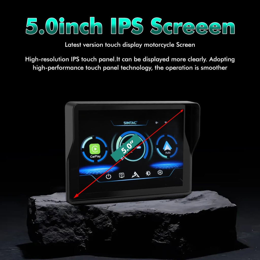 SIMTAC MOTORCYCLE GPS CARPLAY & ANDROID AUTO SYSTEM – M2 - View 7