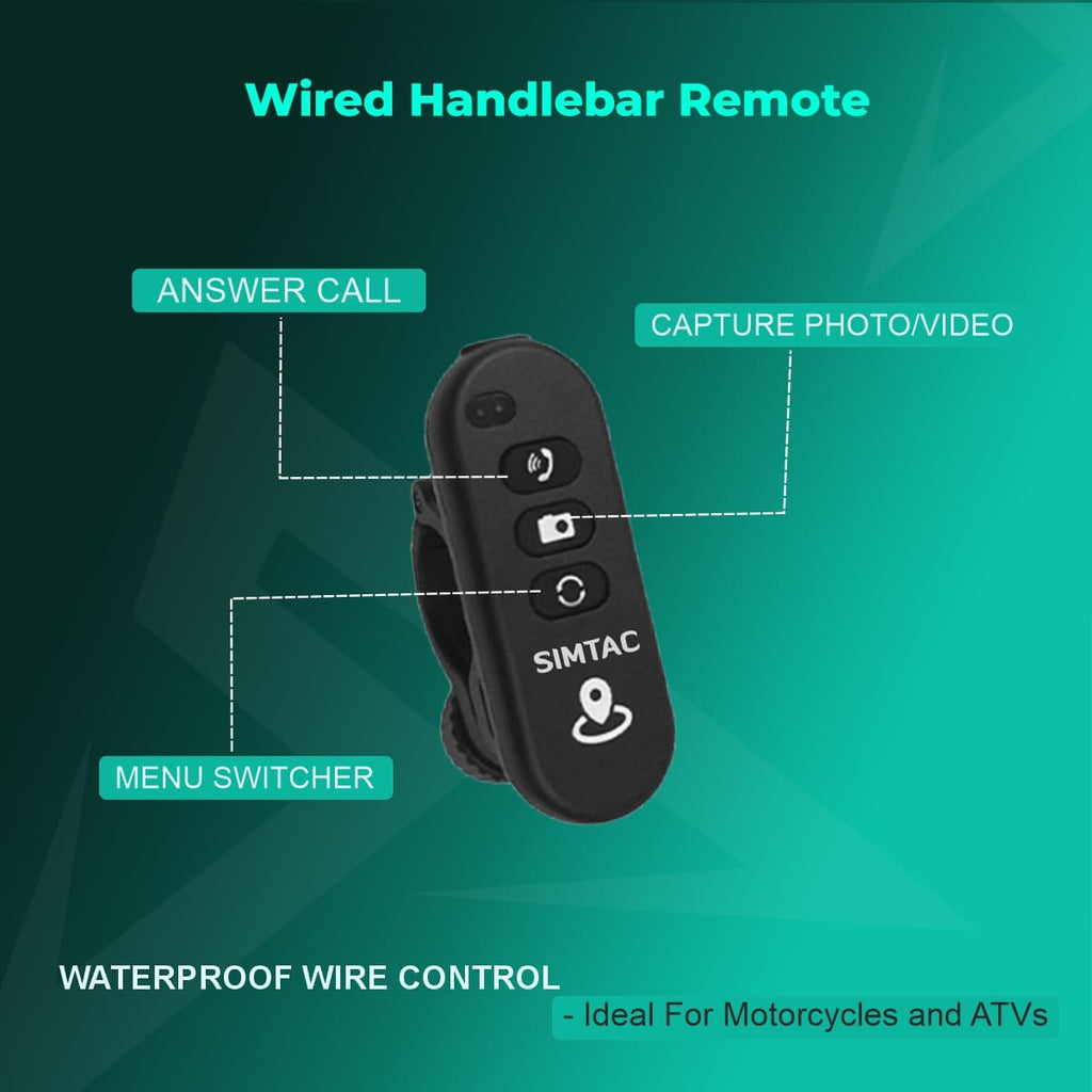 SIMTAC QUICK DETACHABLE MOTORCYCLE GPS WITH CARPLAY & ANDROID AUTO – M8DT - View 6