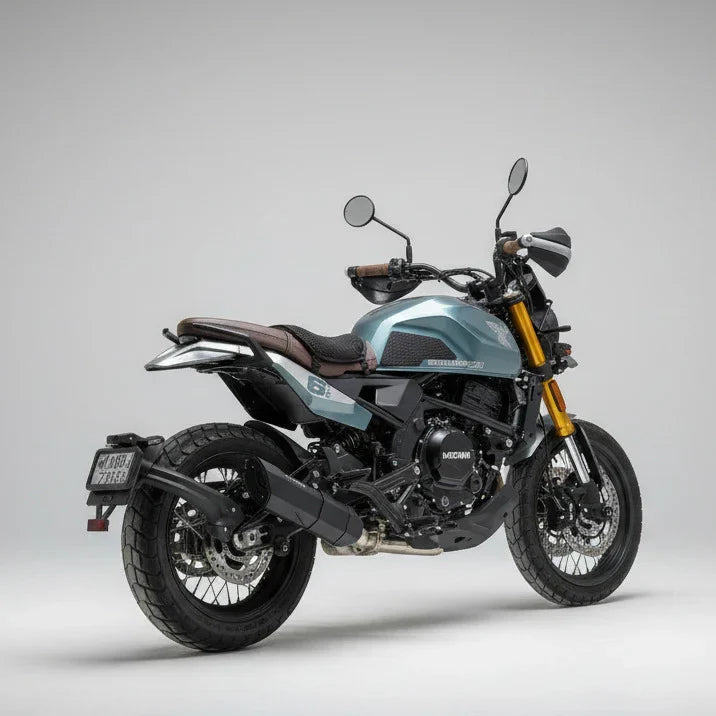 Barrel Rogue 2.0 Exhaust for Moto Morini Seiemmezzo 650 | 304 Stainless Steel Slip-On Performance Exhaust - View 3
