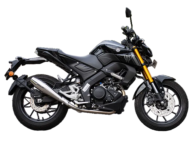 Yamaha MT-15 Storm Performance Exhaust | Silver Stallion | 11% BHP Boost | Black / Matte / Brushed - View 3