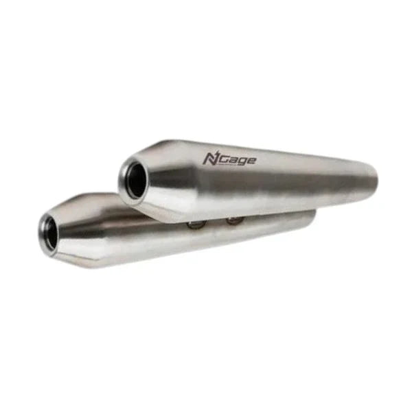 N-Gage Roxor Powerflow Exhaust for Royal Enfield Interceptor 650 / GT 650 Chrome | Stainless Steel Performance Silencer