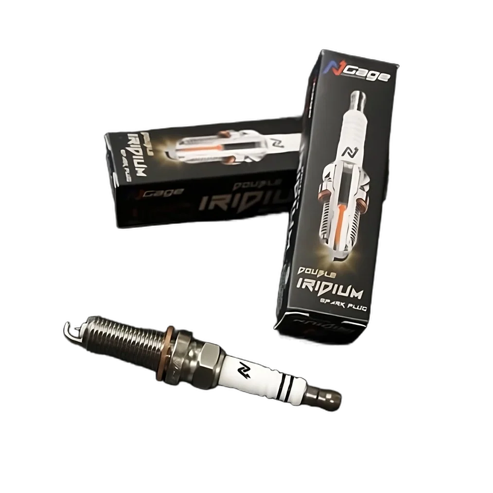 Ngage Double Iridium Spark Plug for Bajaj Pulsar 200NS, NS200 & RS200 (Center Plug) | VH8RTII-9 | High Performance Spark Plug