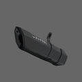Barrel Rogue Black Slip-On Exhaust with Link Pipe for KTM Duke 390 / RC 390 / Adventure 390 / Duke 250 | 304 Stainless Steel