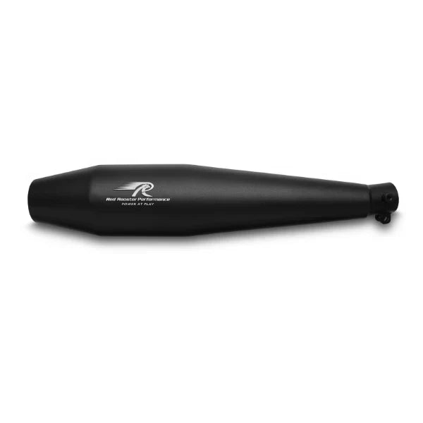 Red Rooster Pegasus Exhaust for Honda H’ness CB350 (Polish / Black) - View 2